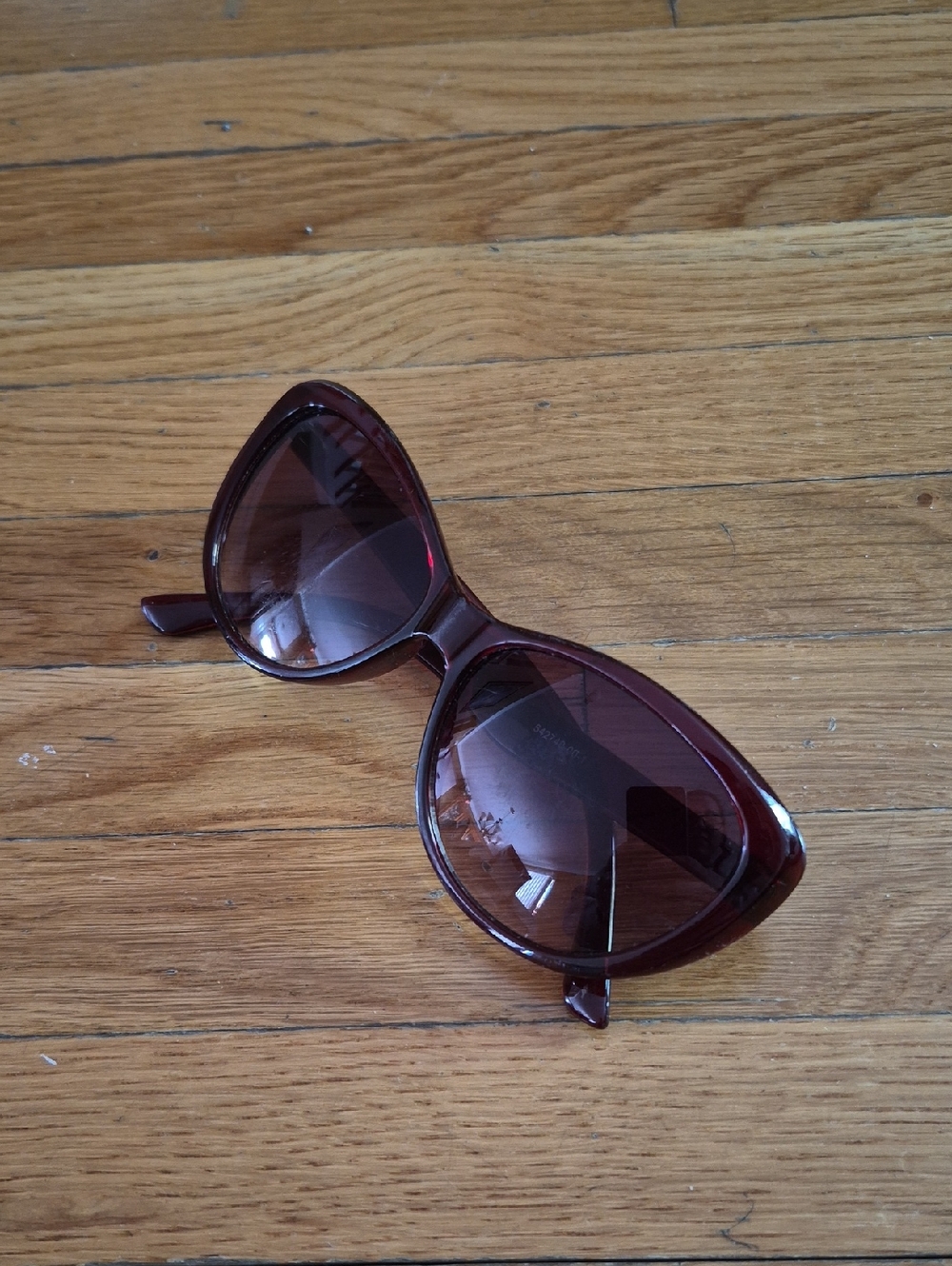 Women's Oversized Sunglasses - Dark Burgundy